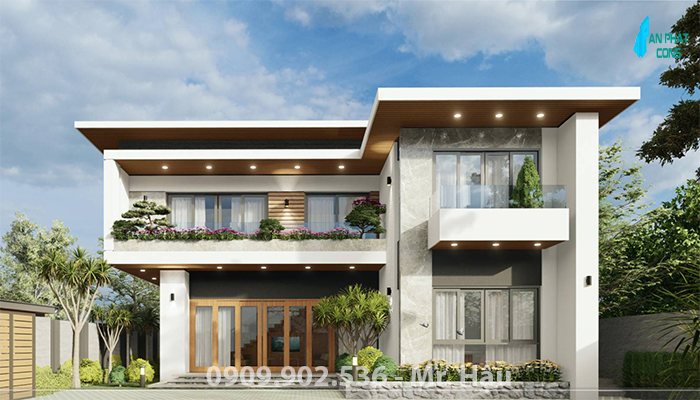 Bản vẽ thiết kế biệt thự 2 tầng chữ L diện tích 10x11m đẹp tại Từ Sơn  KKBTV126 - Kakoi - Công ty thiết kế và thi công nhà ở đẹp